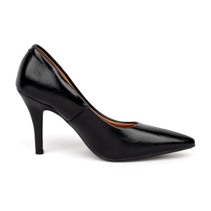 Tacón Stiletto Alto Napa Imperiale Negro Vizzano