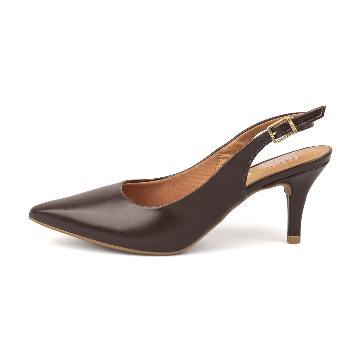 Tacón Stiletto Medio Napa Garda Café-Cacao Vizzano