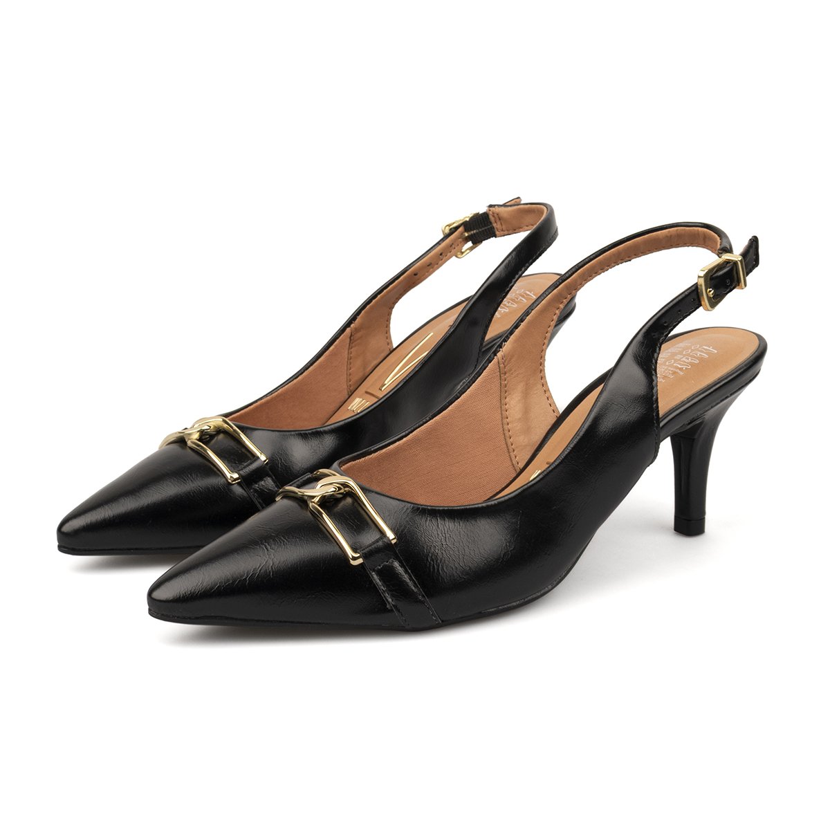 Tacón Stiletto Medio Napa Imperiale Negro Vizzano