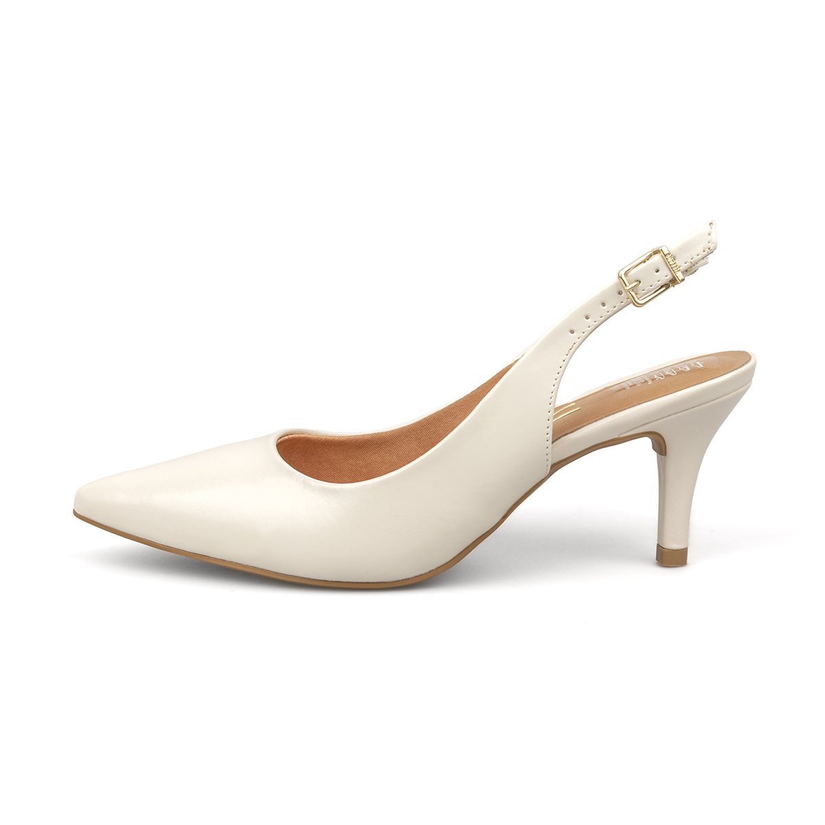 Tacón Medio Slingback Napa Garda Marfil Vizzano Tacones