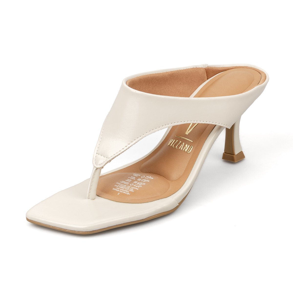 Sandalia Tacón Alto Napa Garda Marfil Vizzano Sandalias