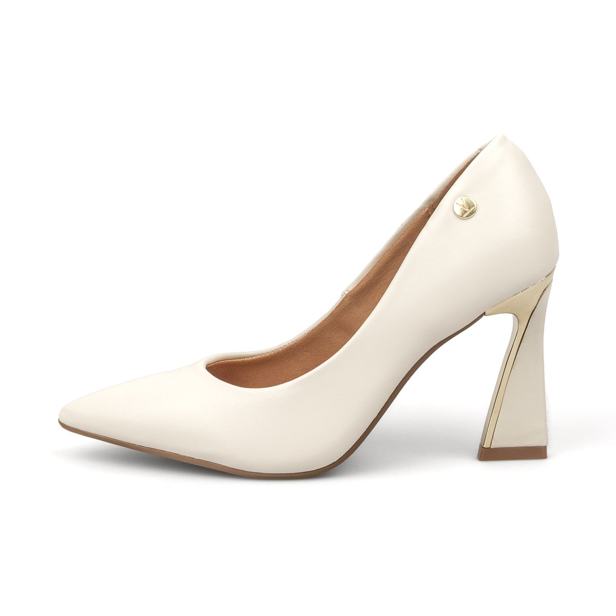 Tacón Alto Pelica Marfil Vizzano Tacones