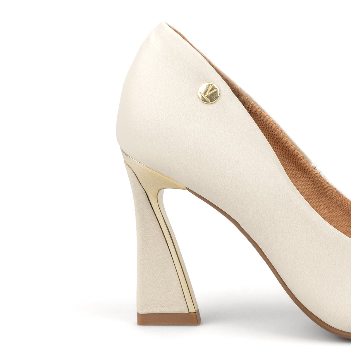 Tacón Alto Pelica Marfil Vizzano Tacones