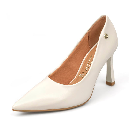 Tacón Stiletto Alto Napa Garda Marfil Vizzano