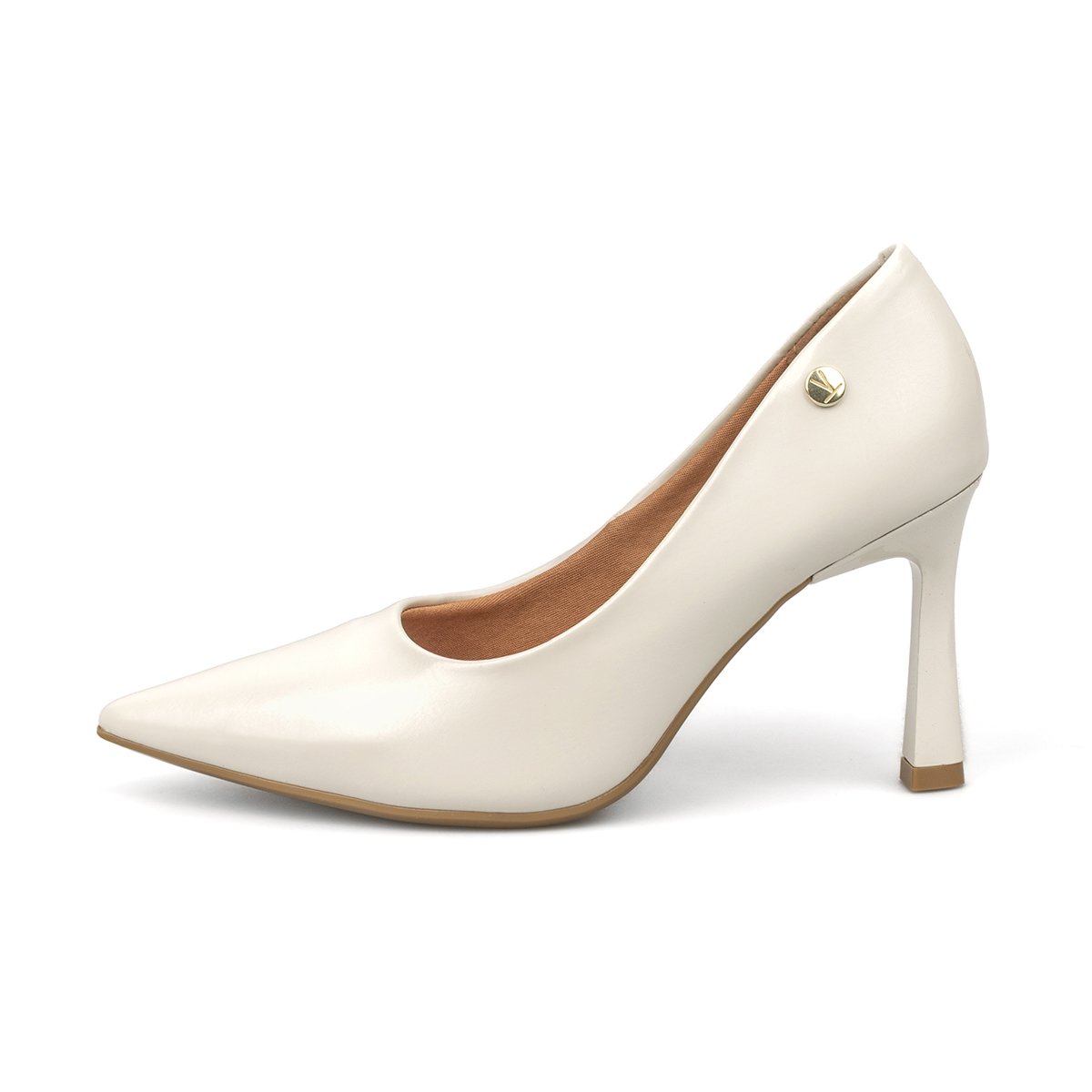 Tacón Stiletto Alto Napa Garda Marfil Vizzano
