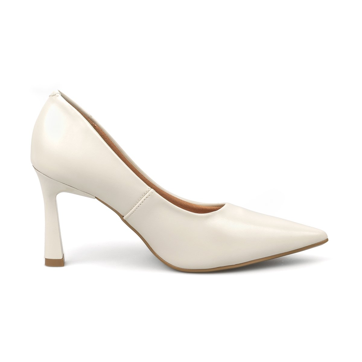 Tacón Stiletto Alto Napa Garda Marfil Vizzano