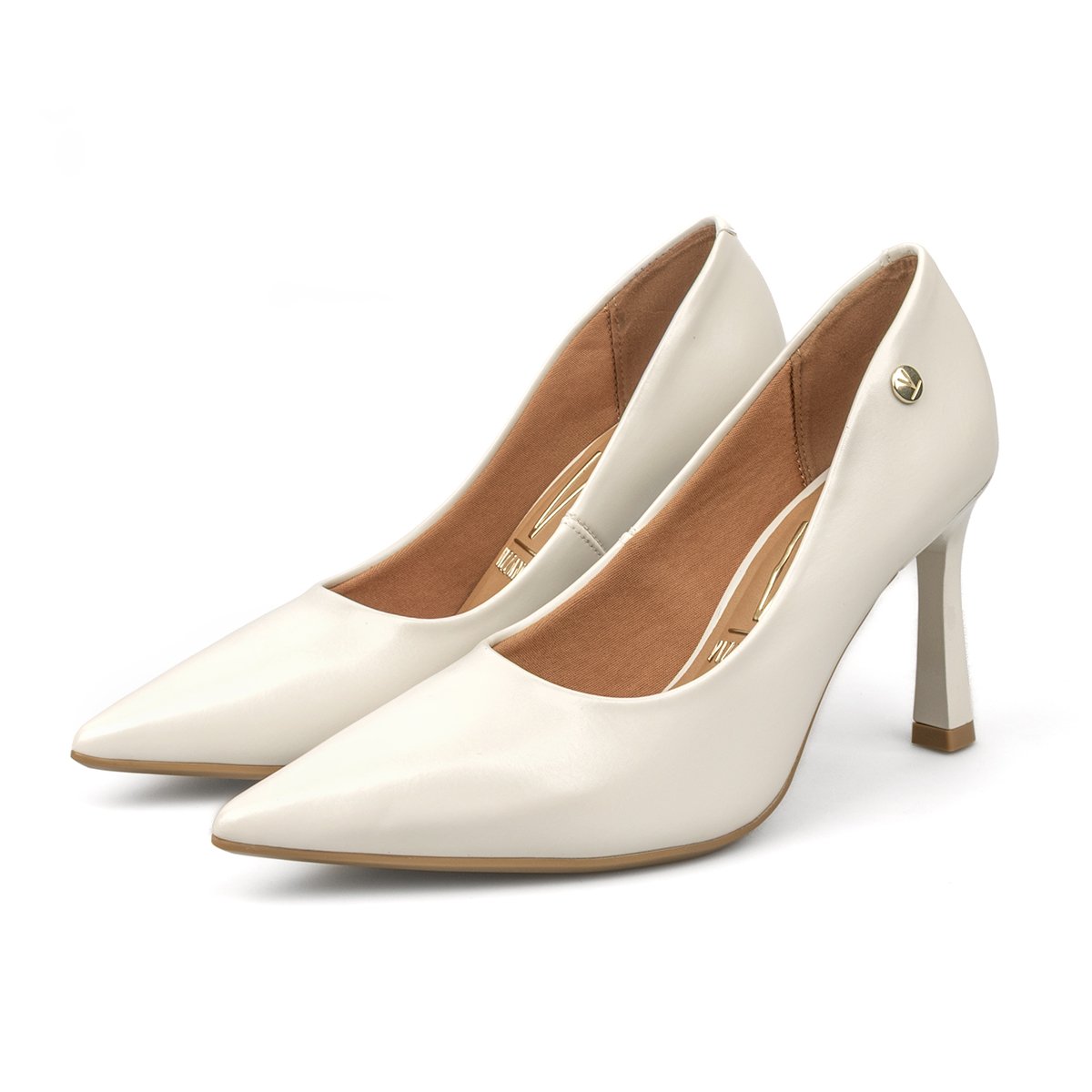 Tacón Stiletto Alto Napa Garda Marfil Vizzano