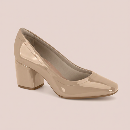 Tacón Medio Beige Beira Rio Tacón