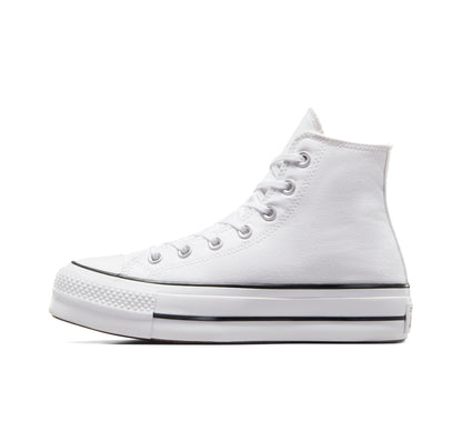 Converse Chuck Taylor Lift bota blanca - detalle de plataforma y suela