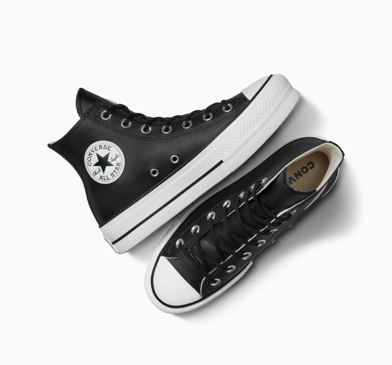 Tenis Converse Chuck Taylor All Star Lift Bota Negro Tenis