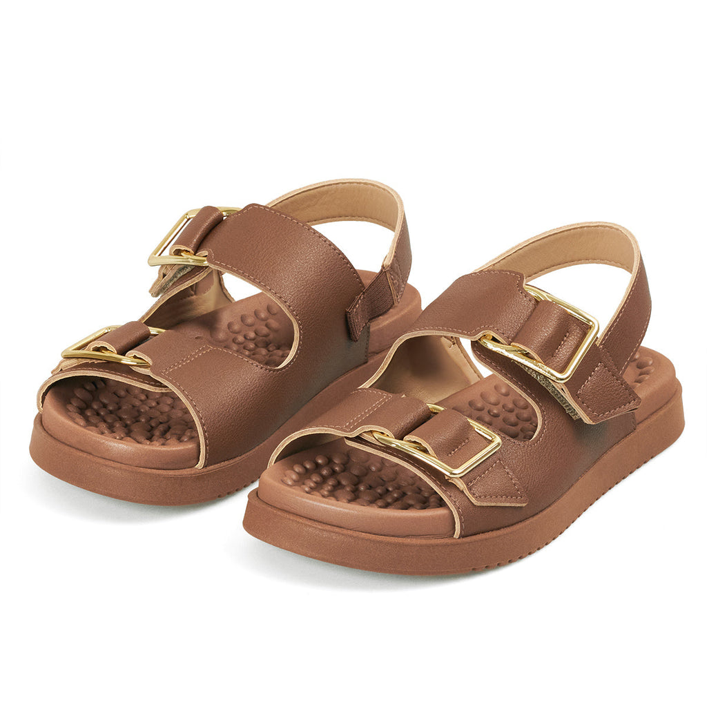 Sandalia Plana Comfort Café-Avellana Modare