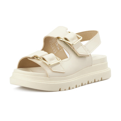 Sandalia Plataforma Crema Modare Sandalia plataforma