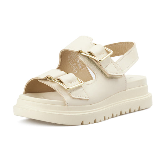 Sandalia Plataforma Crema Modare Sandalia plataforma