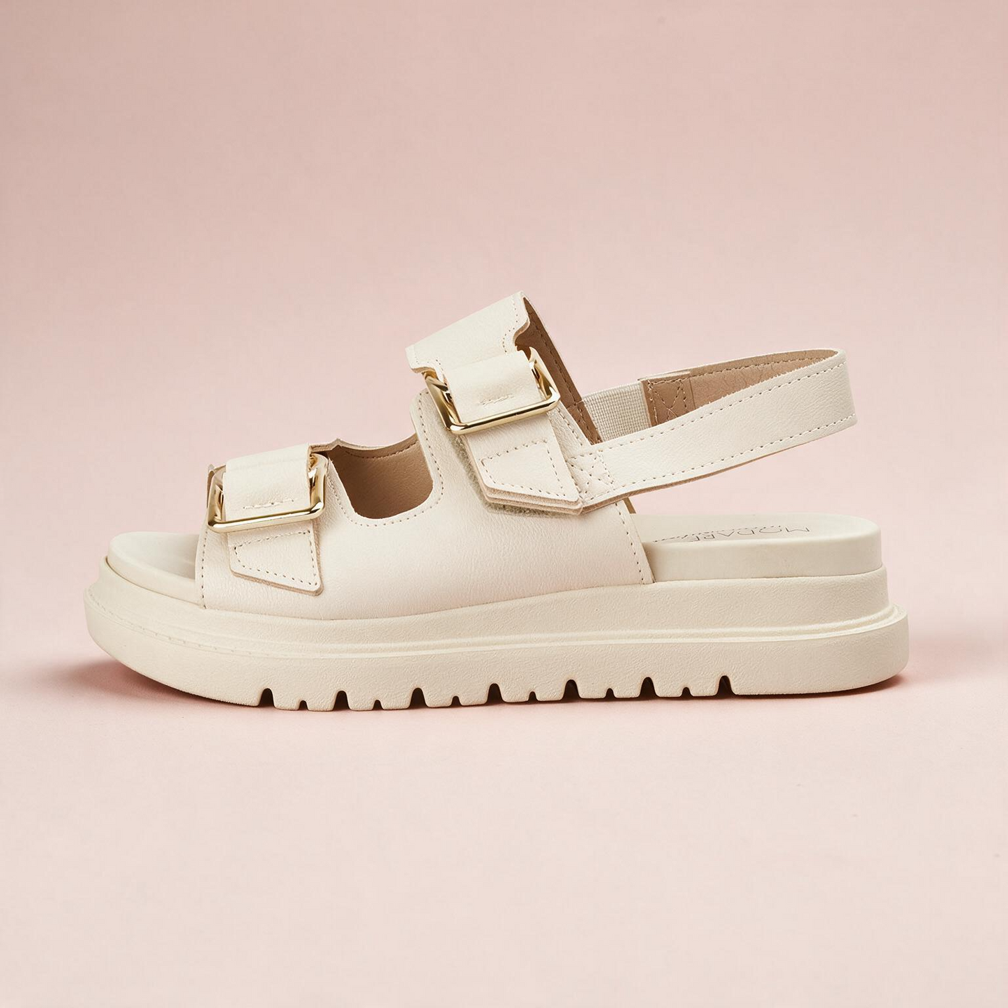 Sandalia Plana Chunky Crema Modare Sandalia