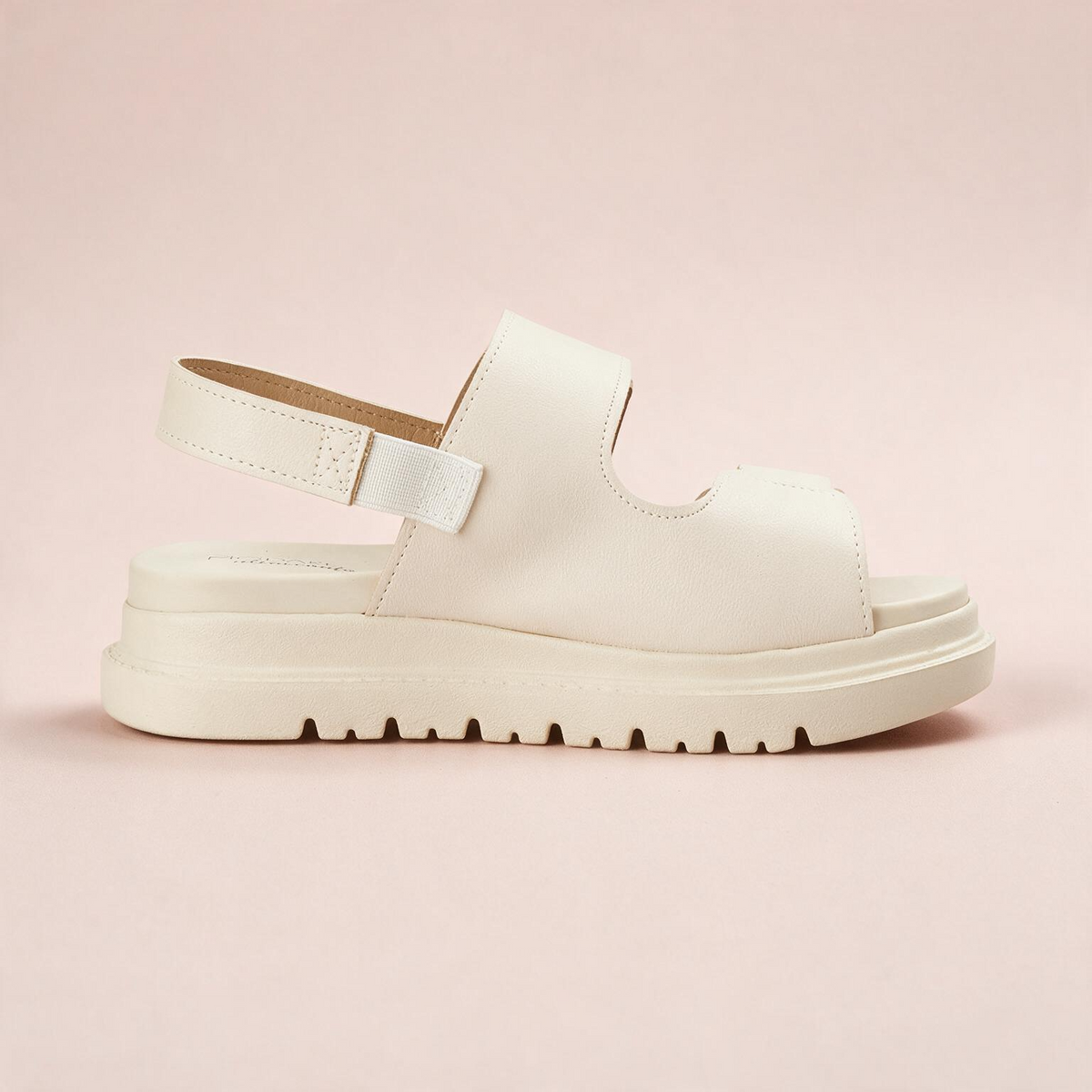 Sandalia Plana Chunky Crema Modare Sandalia