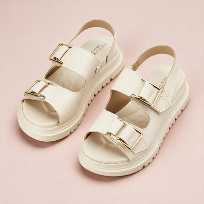 Sandalia Plana Chunky Crema Modare Sandalia