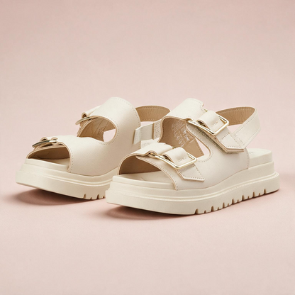 Sandalia Plana Chunky Crema Modare Sandalia