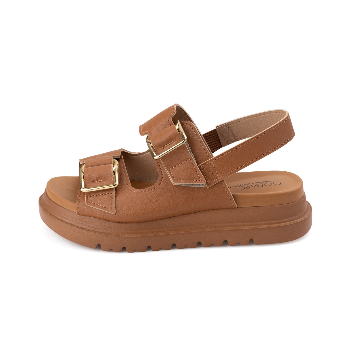 Sandalia Plataforma Camel Modare Sandalia plataforma