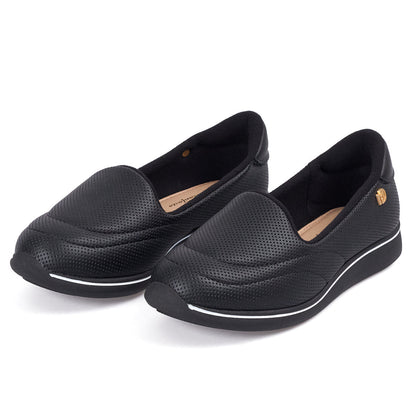 Mocasin Casual Comfort Negro-Negro Modare Mocasines