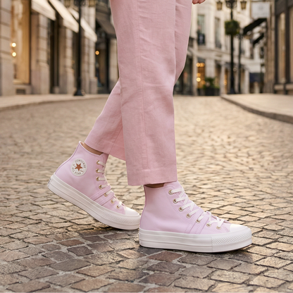 Tenis Converse Chuck Taylor All Star Lift Bola Palo de rosa Tenis