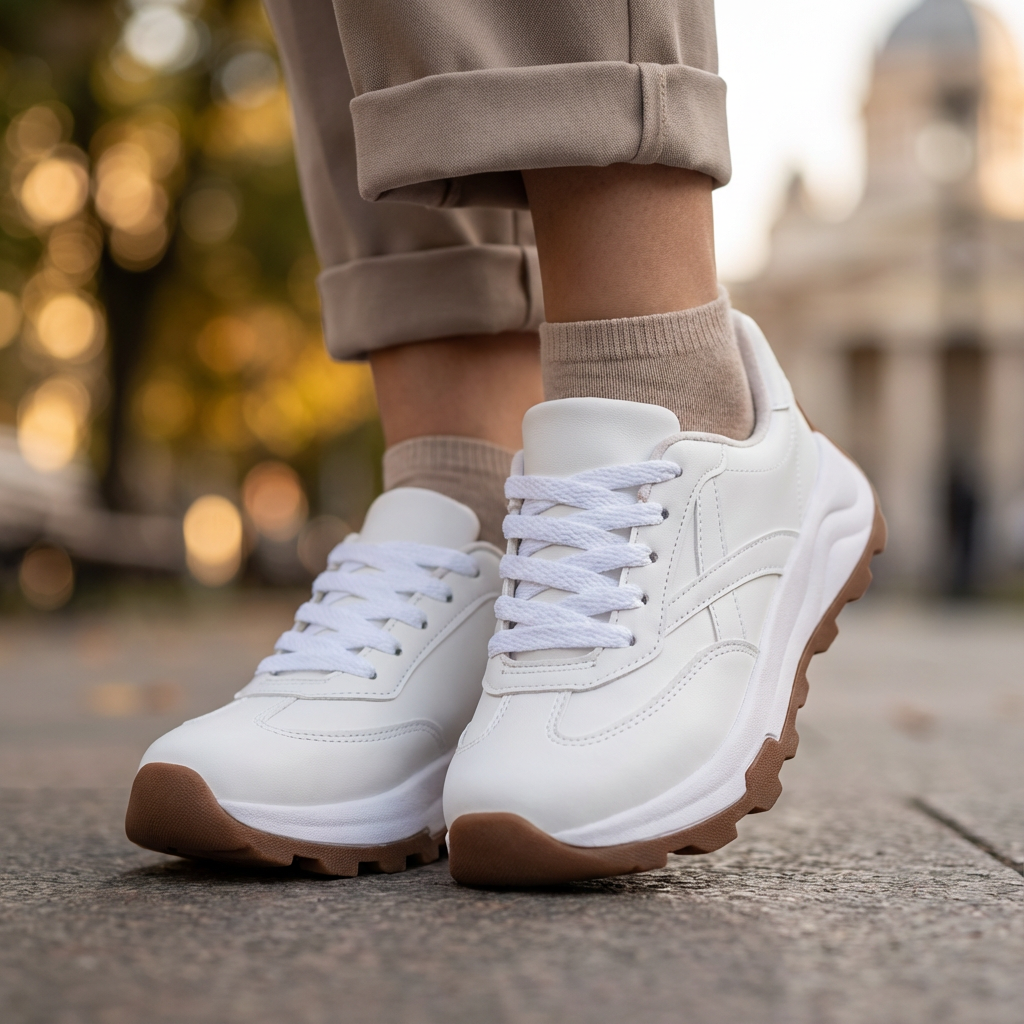 Tenis LifeStyle Blanco Athleisure Beira Rio Tenis