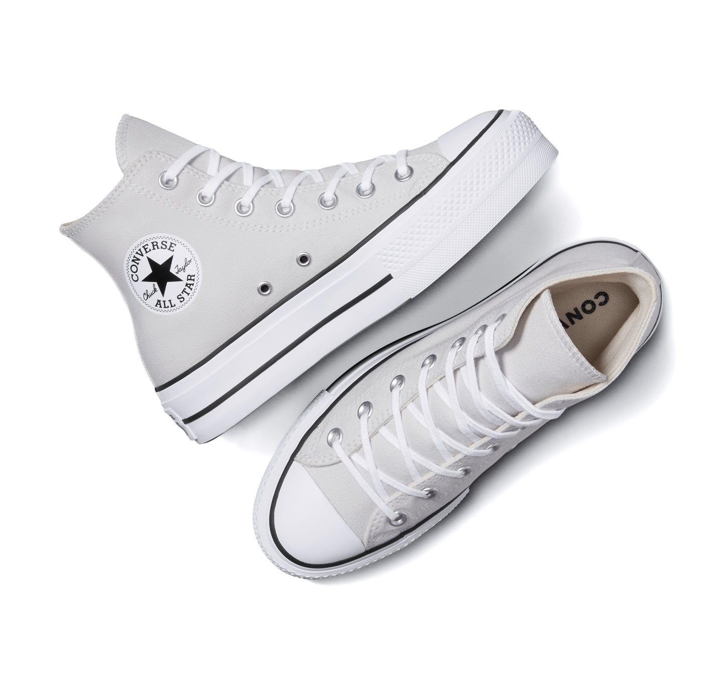 Tenis Converse Chuck Taylor All Star Lift Bota Gris Tenis