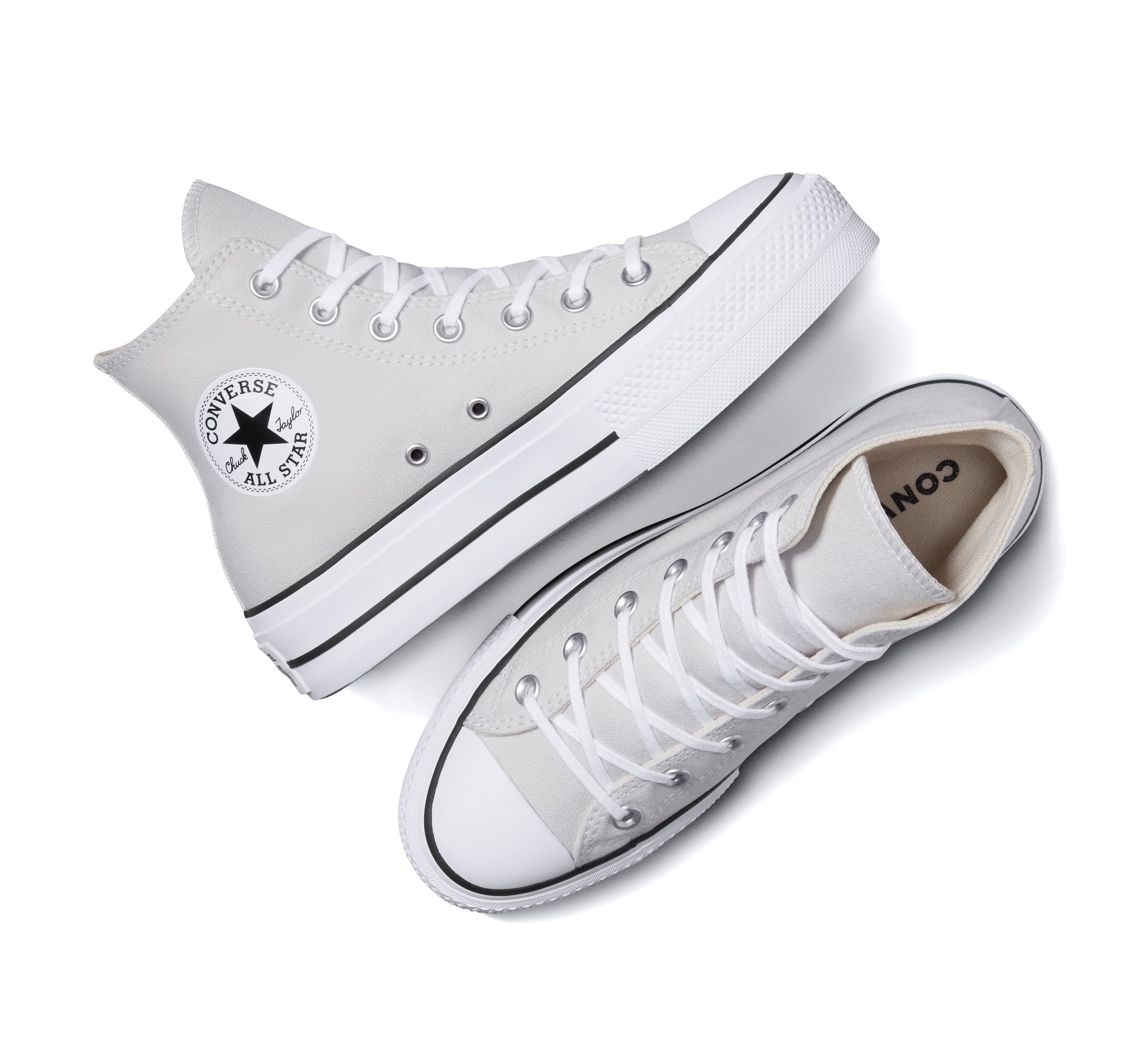 Tenis Converse Chuck Taylor All Star Lift Bota Gris Tenis