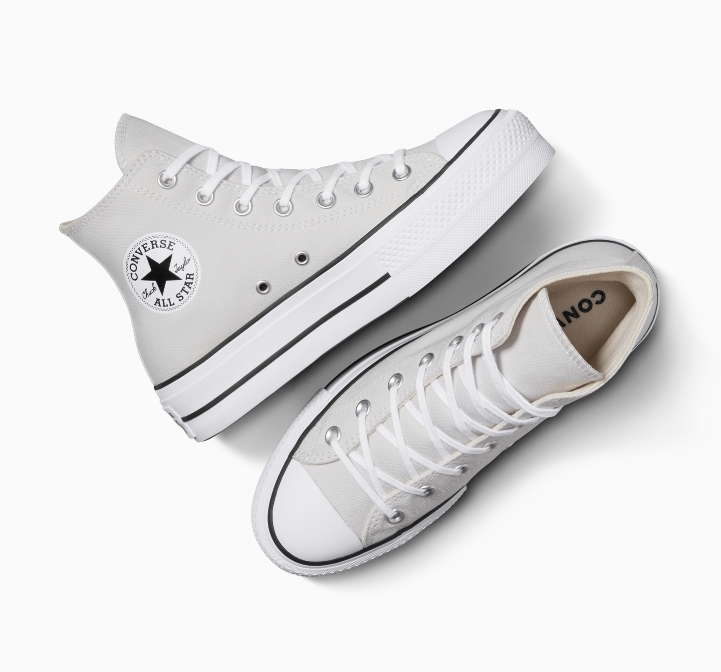Tenis Converse Chuck Taylor All Star Lift Bota Gris Tenis