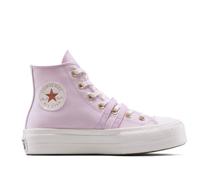 Tenis Converse Lift bota palo de rosa - vista lateral interior