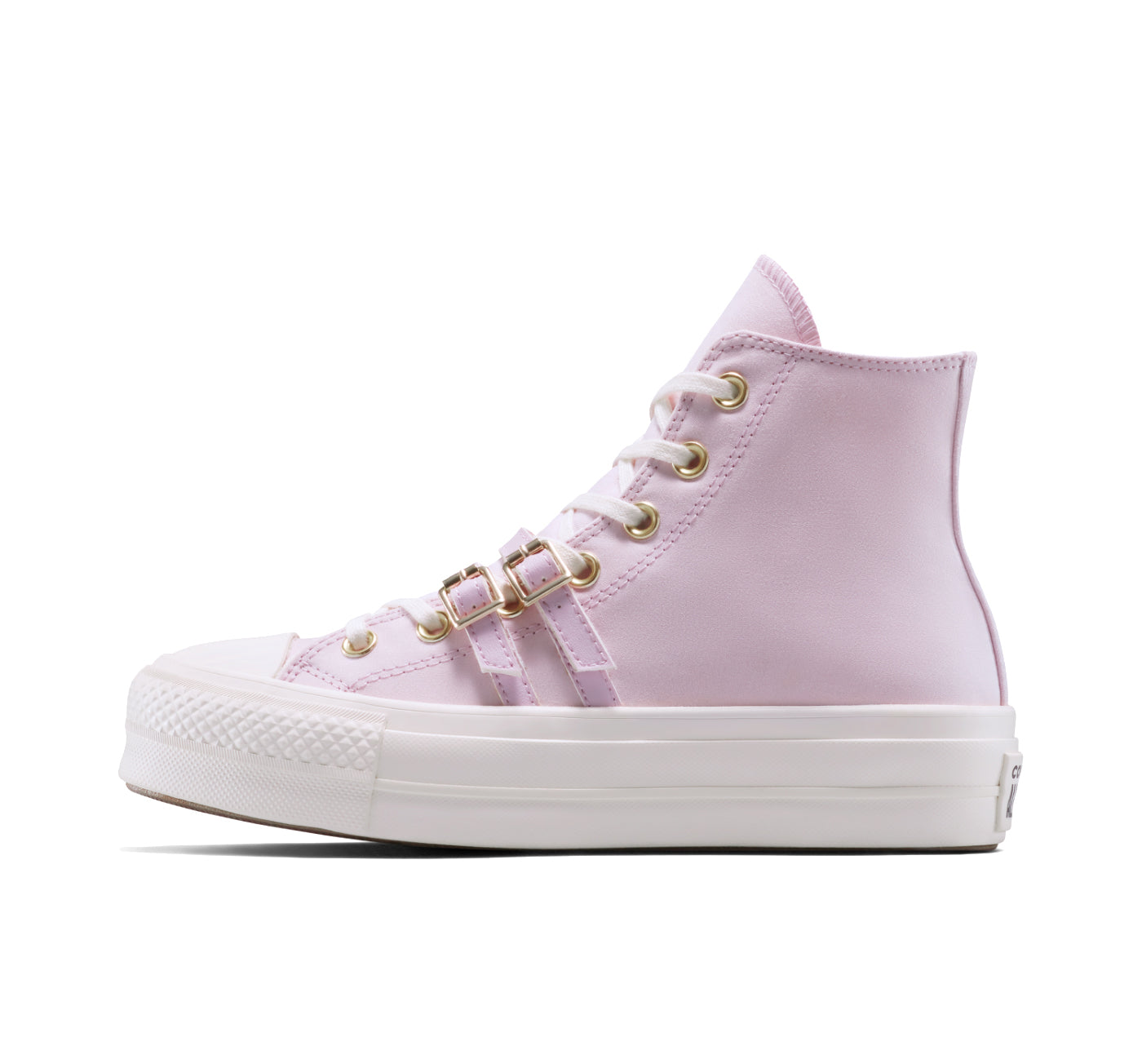 Converse Lift bota palo de rosa - detalle de plataforma vulcanizada