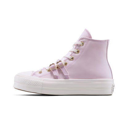 Converse Lift bota palo de rosa - detalle de plataforma vulcanizada