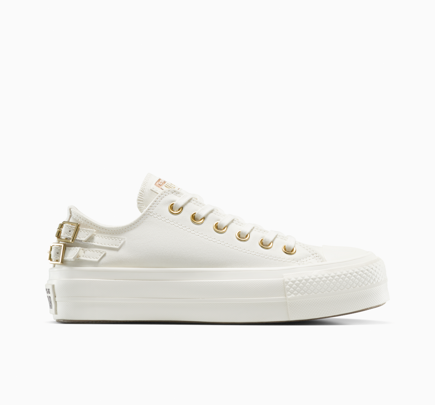 Tenis Converse Chuck Taylor All Star Lift Buckle Blanco Tenis