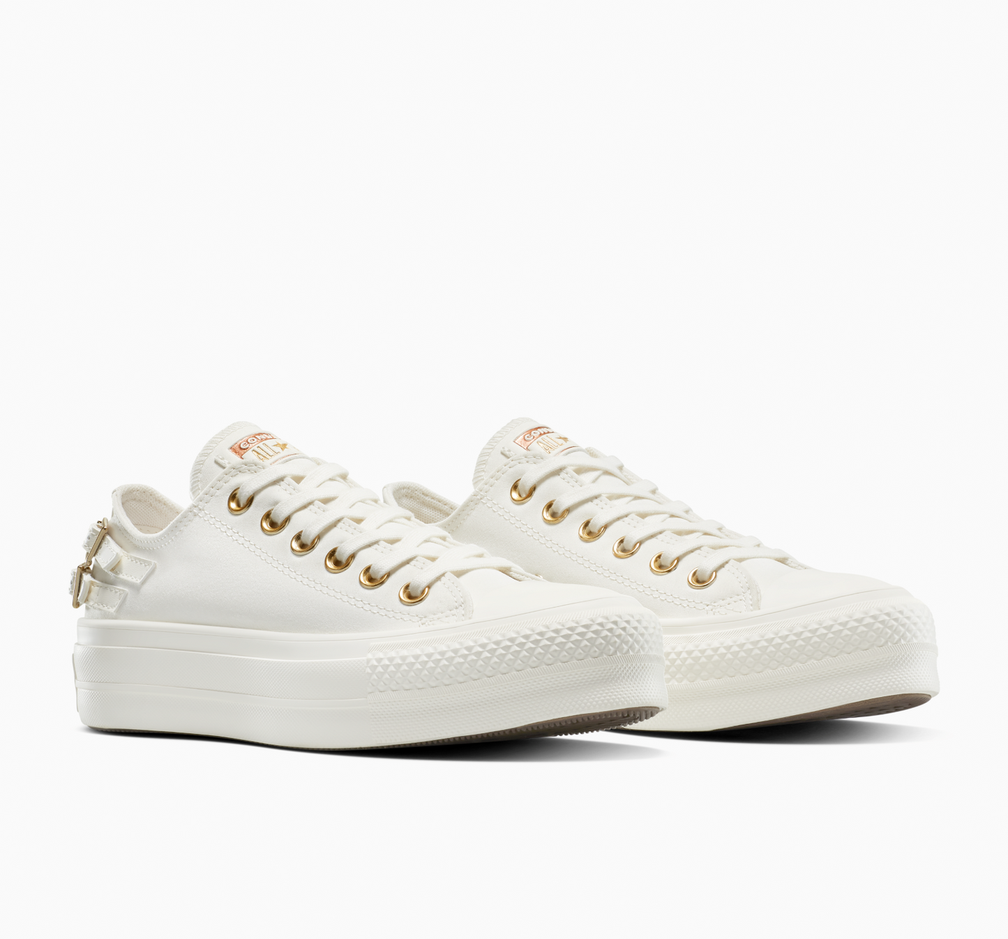 Tenis Converse Chuck Taylor All Star Lift Buckle Blanco Tenis