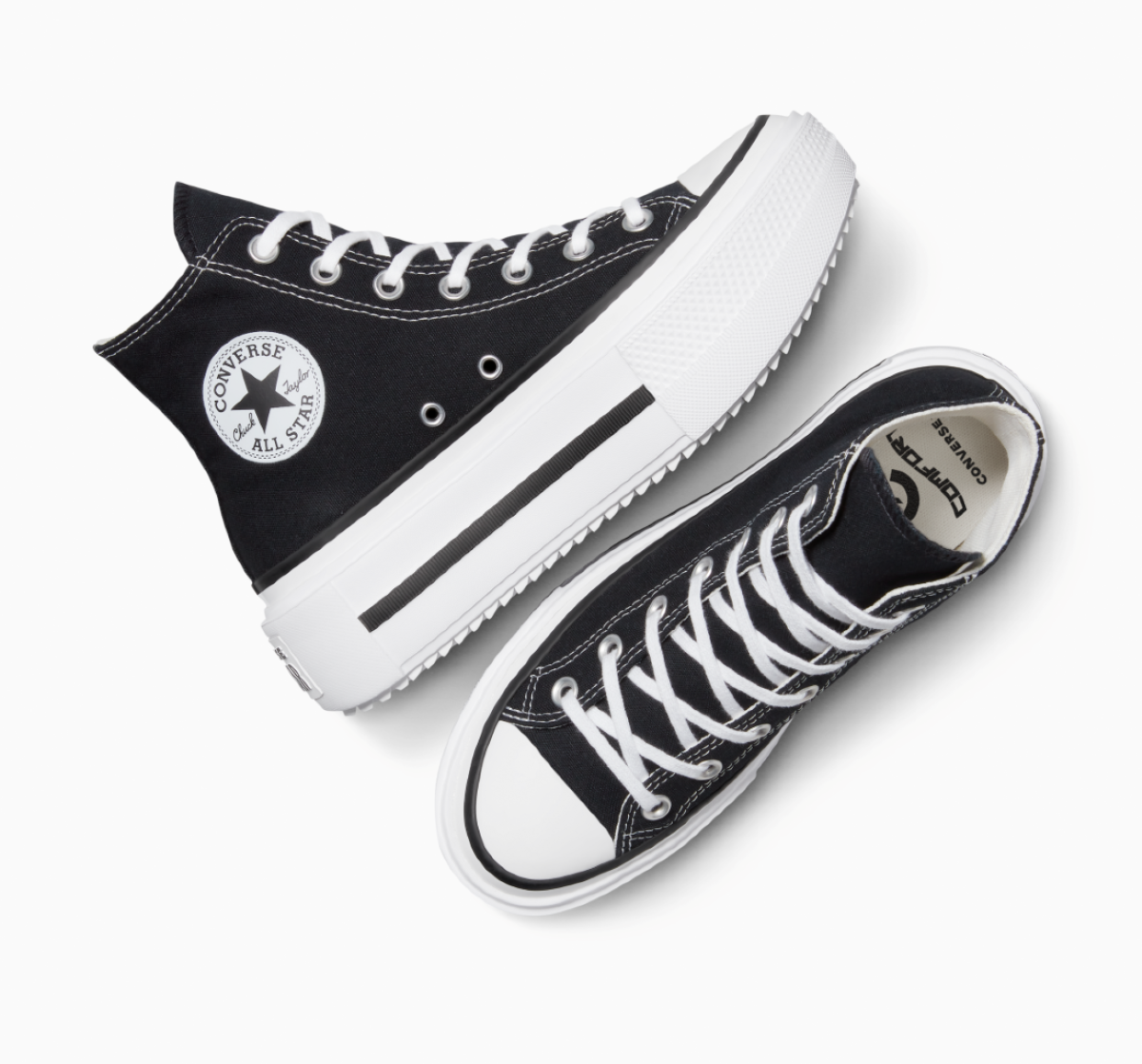 Tenis Converse Ctas Lift Double Stack Bota Negro Tenis