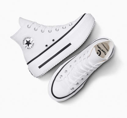 Tenis Converse Ctas Lift Double Stack Bota Blanco Tenis