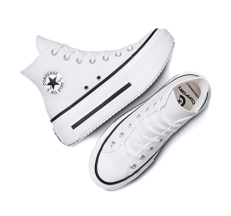 Tenis Converse Ctas Lift Double Stack Bota Blanco Tenis