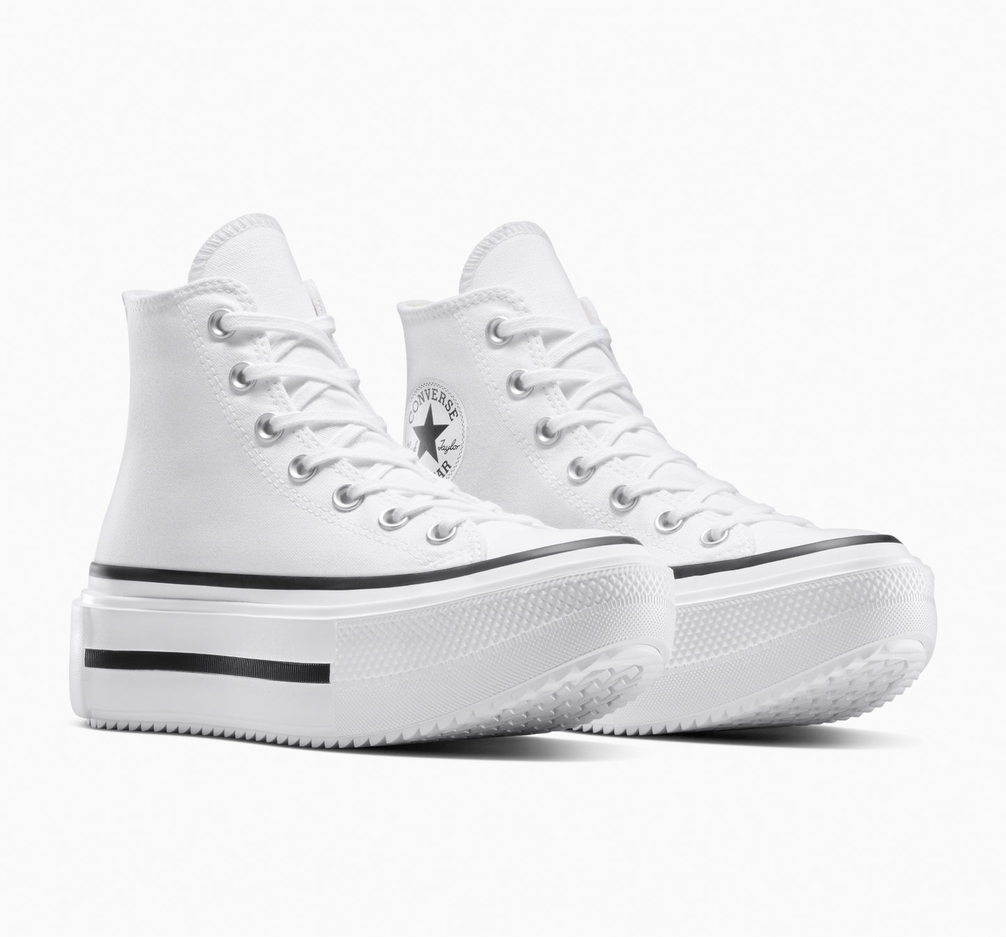 Tenis Converse Ctas Lift Double Stack Bota Blanco Tenis