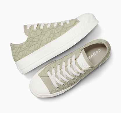 Tenis Converse Chuck Taylor All Star Lift Textured Material Verde Tenis