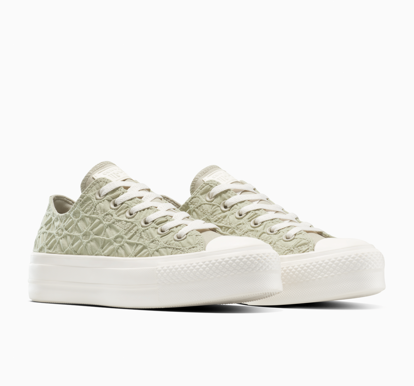 Tenis Converse Chuck Taylor All Star Lift Textured Material Verde Tenis