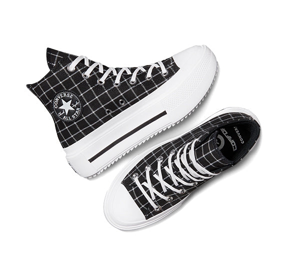 Tenis Converse Ctas Lift Double Stack Bota Negro/Line Tenis