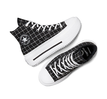 Tenis Converse Ctas Lift Double Stack Bota Negro/Line Tenis
