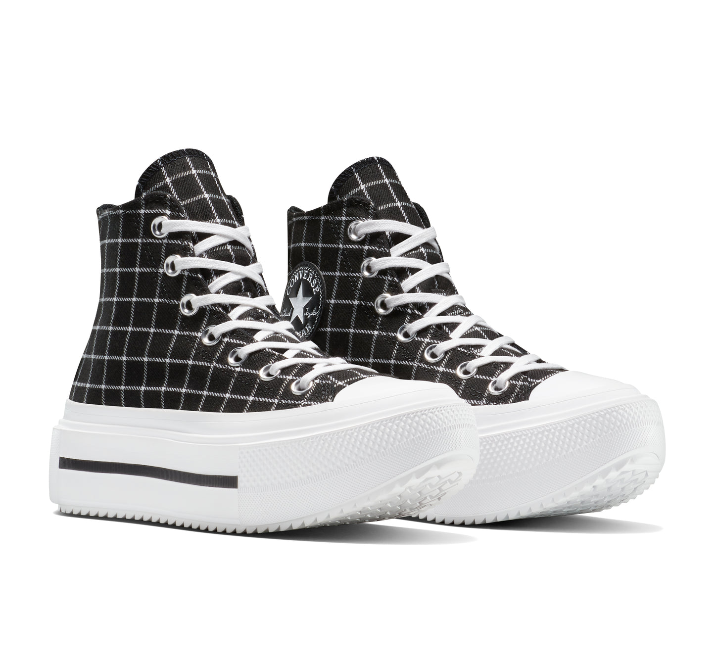 Tenis Converse Ctas Lift Double Stack Bota Negro/Line Tenis