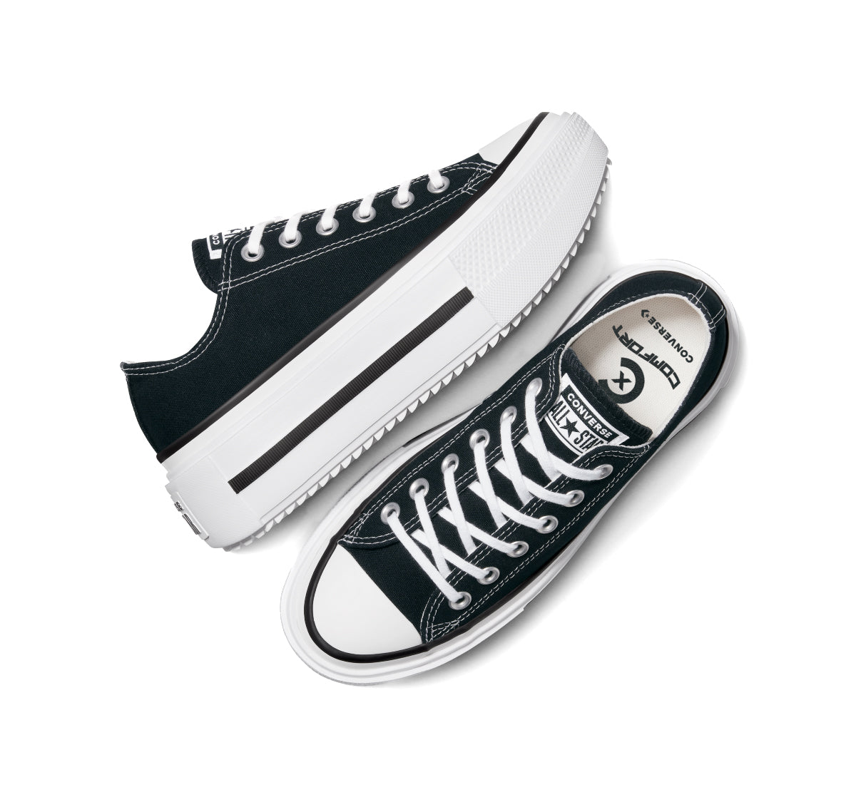 Tenis Converse Ctas Lift Double Stack Negro