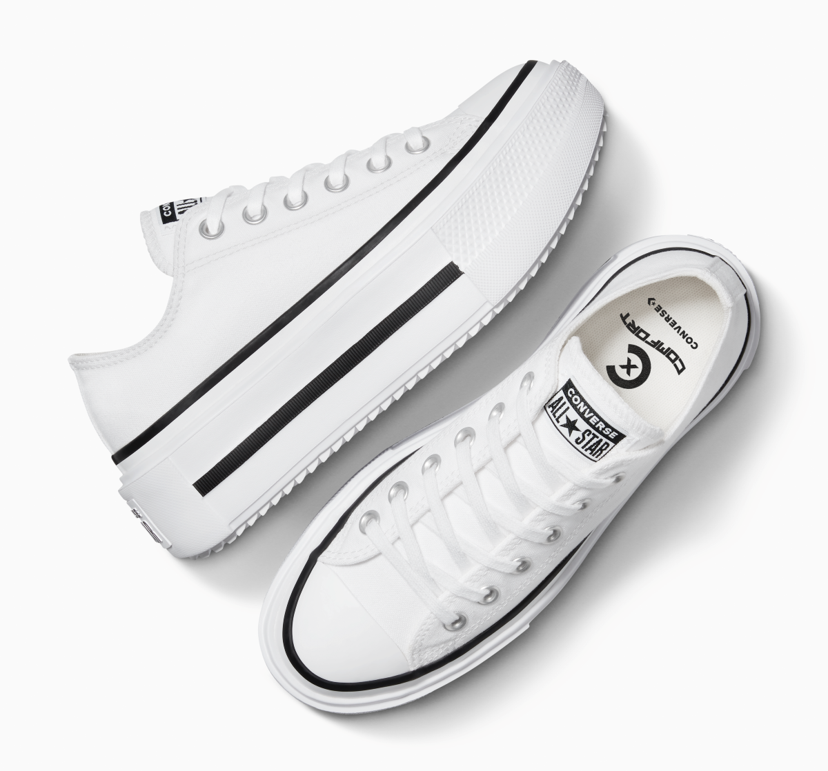 Tenis Converse Ctas Lift Double Stack Blanco Tenis