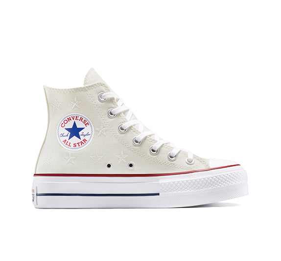 Converse Chuck Taylor edición especial estrellas crema - vista posterior