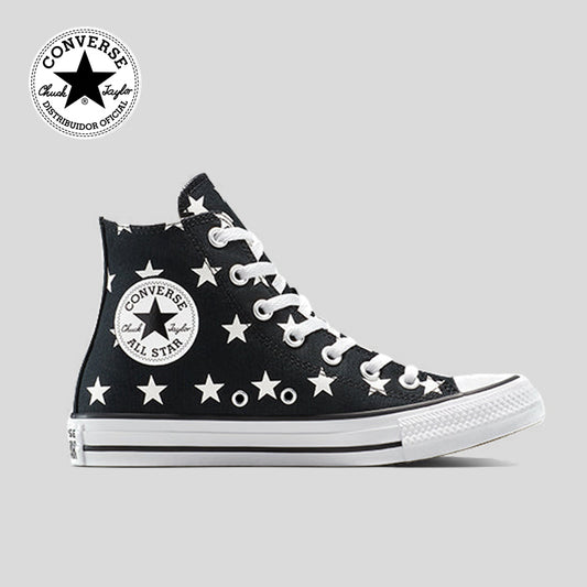Tenis Converse Chuck Taylor All Star Bota Negro/Star
