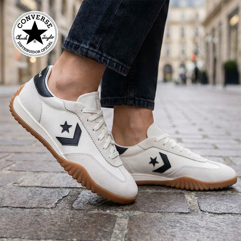 Converse Run Star Trainer blanco/negro chunky referencia A08262C - vista lateral