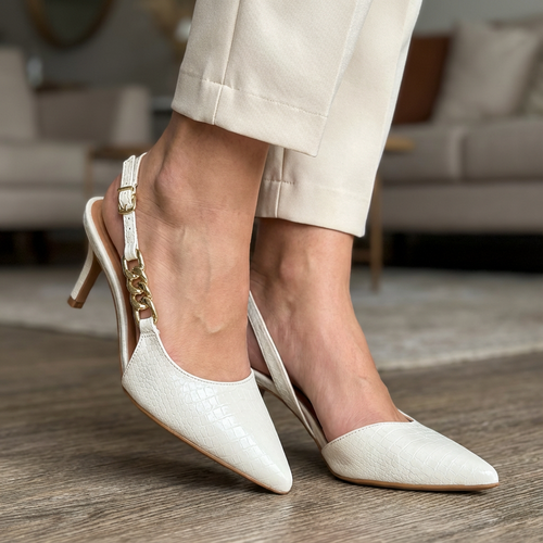Stiletto Bajo Blanco Off Vizzano Stiletto